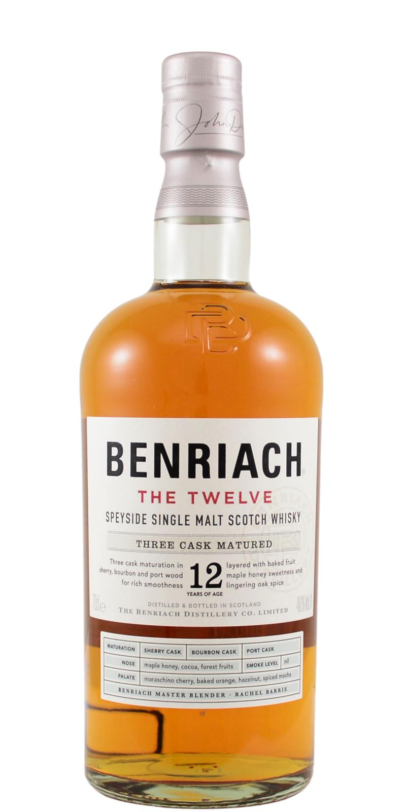 BenRiach 12yo Bourbon Sherry Port 46% 700ml