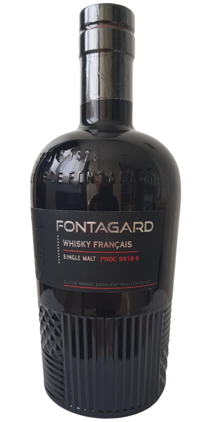 Whisky Français Single Malt PNDC 9918-9 - FONTAGARD 70cl