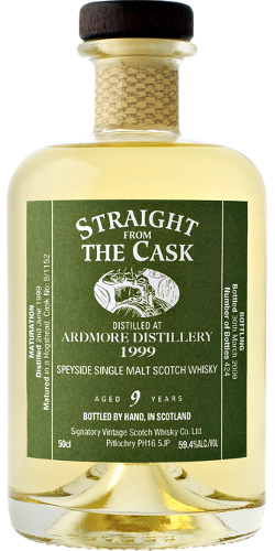 Ardmore 1999 SV Straight from the Cask Hogshead 8 1152 59.4% 500ml