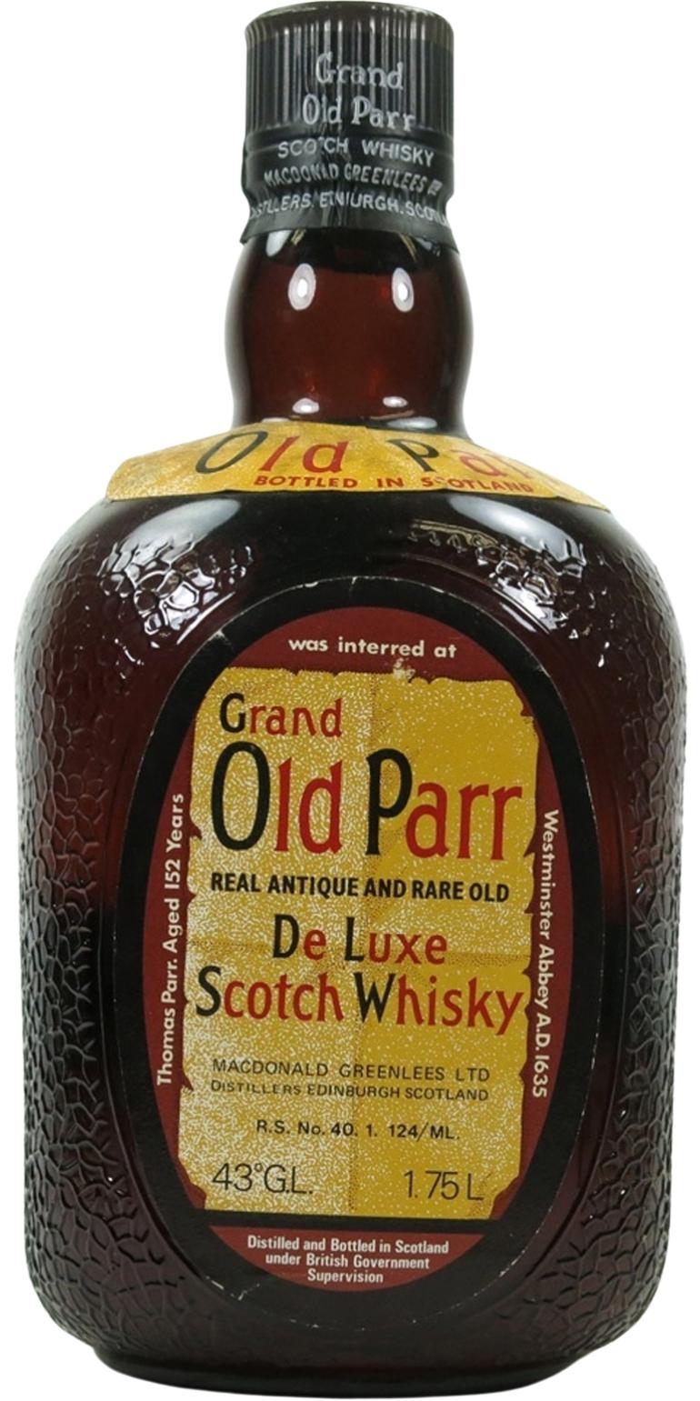 Grand Old Parr De Luxe Scotch Whisky - Value and price information