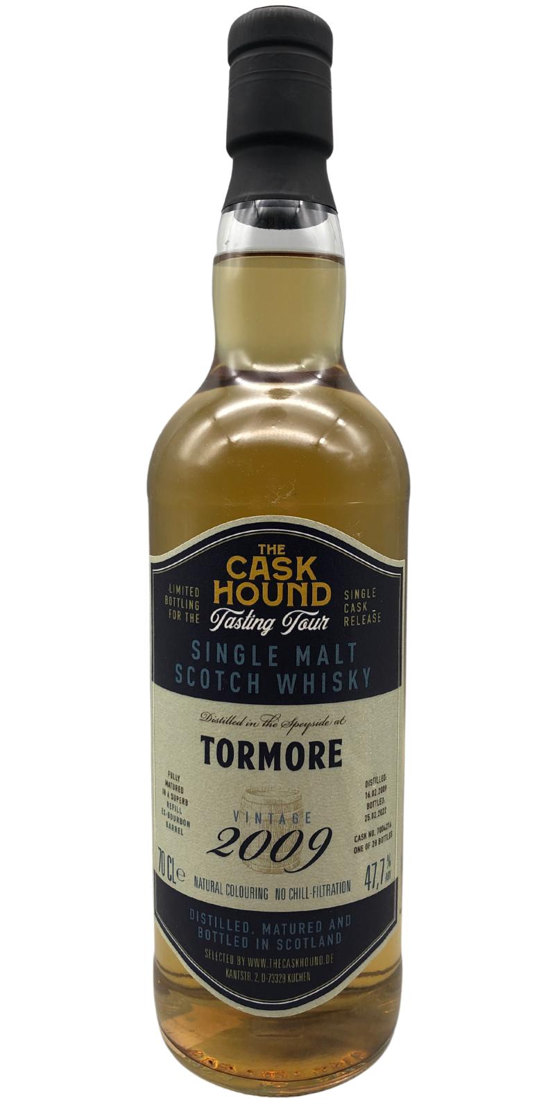Tormore 2009 TCaH Tasting Tour Refill Ex-Bourbon Barrel 47.7% 700ml
