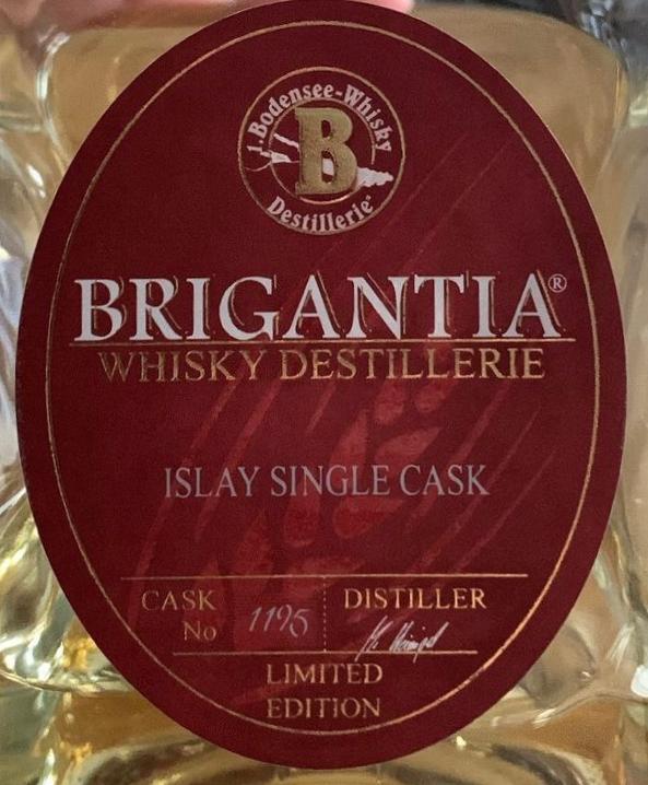 Brigantia 2018 Islay Single Cask Limited Edition Islay Cask 58.5% 700ml