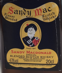 Sandy Macdonald Finest Blended Scotch Whisky - Value and price