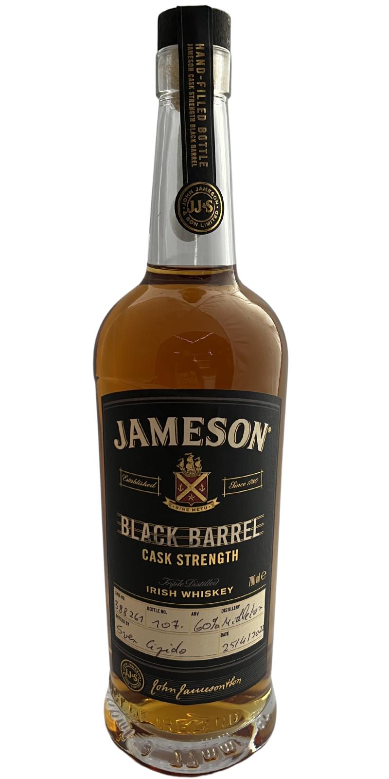 Jameson Black Barrel Proof - Ratings and reviews - Whiskybase