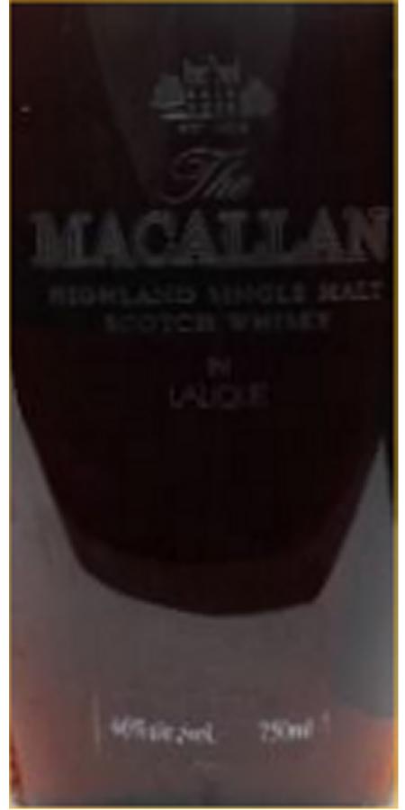 Macallan 50yo Lalique 46% 750ml