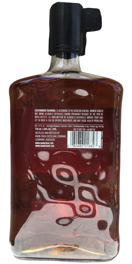 Knob Creek Single Barrel Select Bourbon Kentucky Straight Bourbon Whisky New White Charred Oak Binny's Beverage Depot 60% 750ml