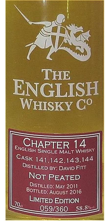 The English Whisky 2011 Chapter 14 Non Peated 58.8% 700ml