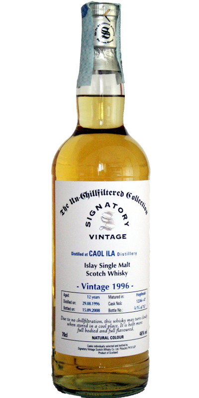Caol Ila 1996 SV The Un-Chillfiltered Collection 12246 + 47 46% 700ml