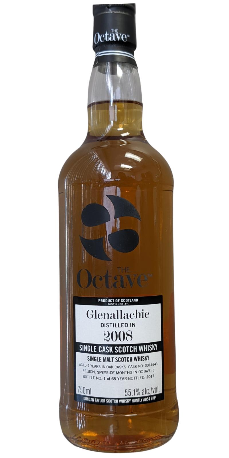 Glenallachie 2008 DT Oak 55.1% 700ml