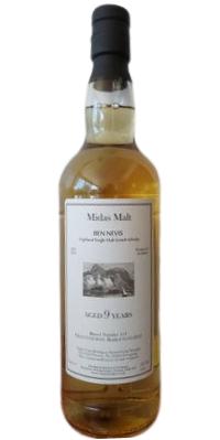 Ben Nevis 2010 WhB Bourbon barrel Midas Malts 59.7% 700ml
