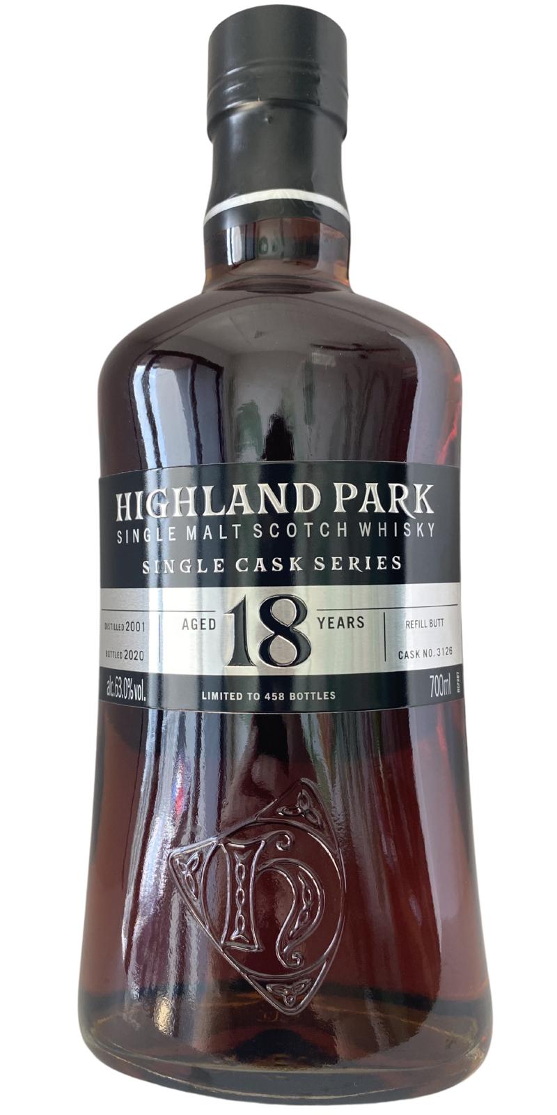 Highland Park 2001 Refill Butt 63% 700ml