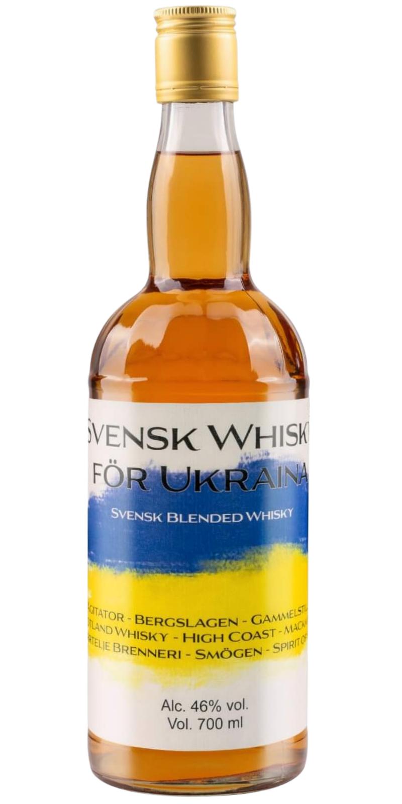 Svensk whisky for Ukraina Svensk Blended Whisky 46% 700ml