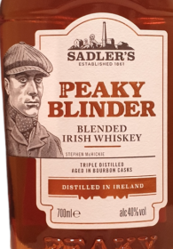 Peaky Blinder McHickie - Irish Blended Whiskey mit Glas