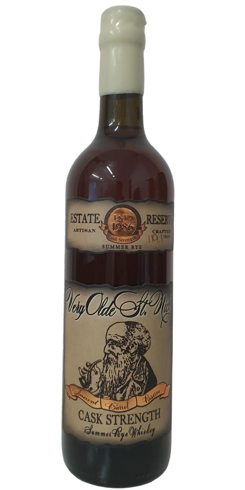 Very Olde St. Nick Summer Rye - Ratings and reviews - Whiskybase