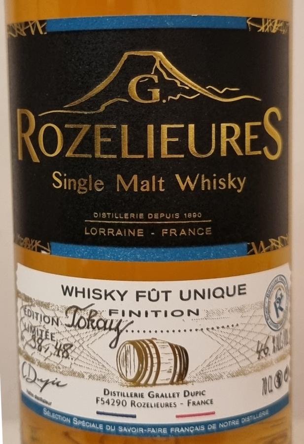 G. Rozelieures Whisky Fût Unique - Ratings And Reviews - Whiskybase