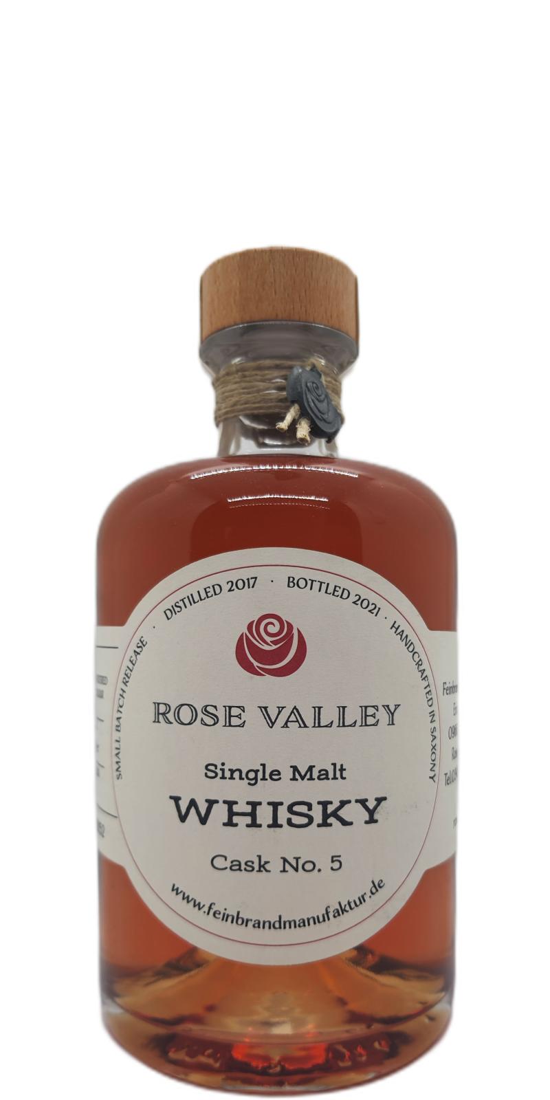 Rose Valley 2017 Single Malt Whisky Tawny Port Cask 55.25% 500ml