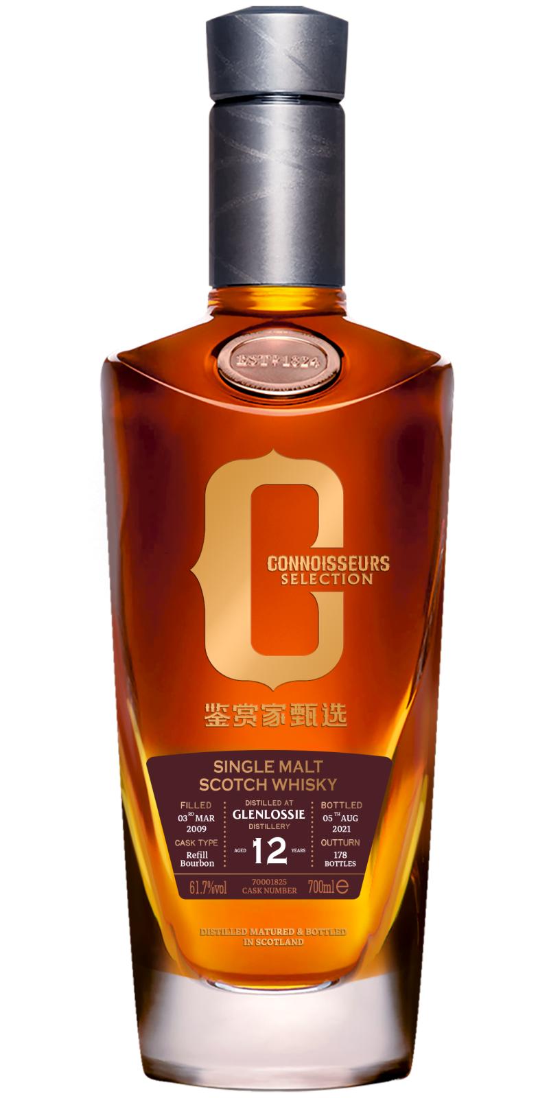 Glenlossie 2009 Joy Connoisseurs Selection No.12 Bourbon 61.7% 700ml