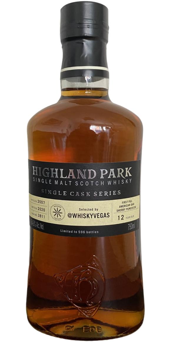 Highland Park 2007 @Whiskyvegas 64.6% 750ml