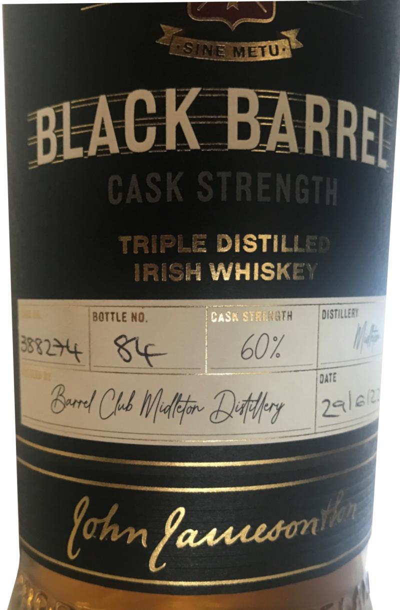 Jameson Black Barrel - Ratings And Reviews - Whiskybase