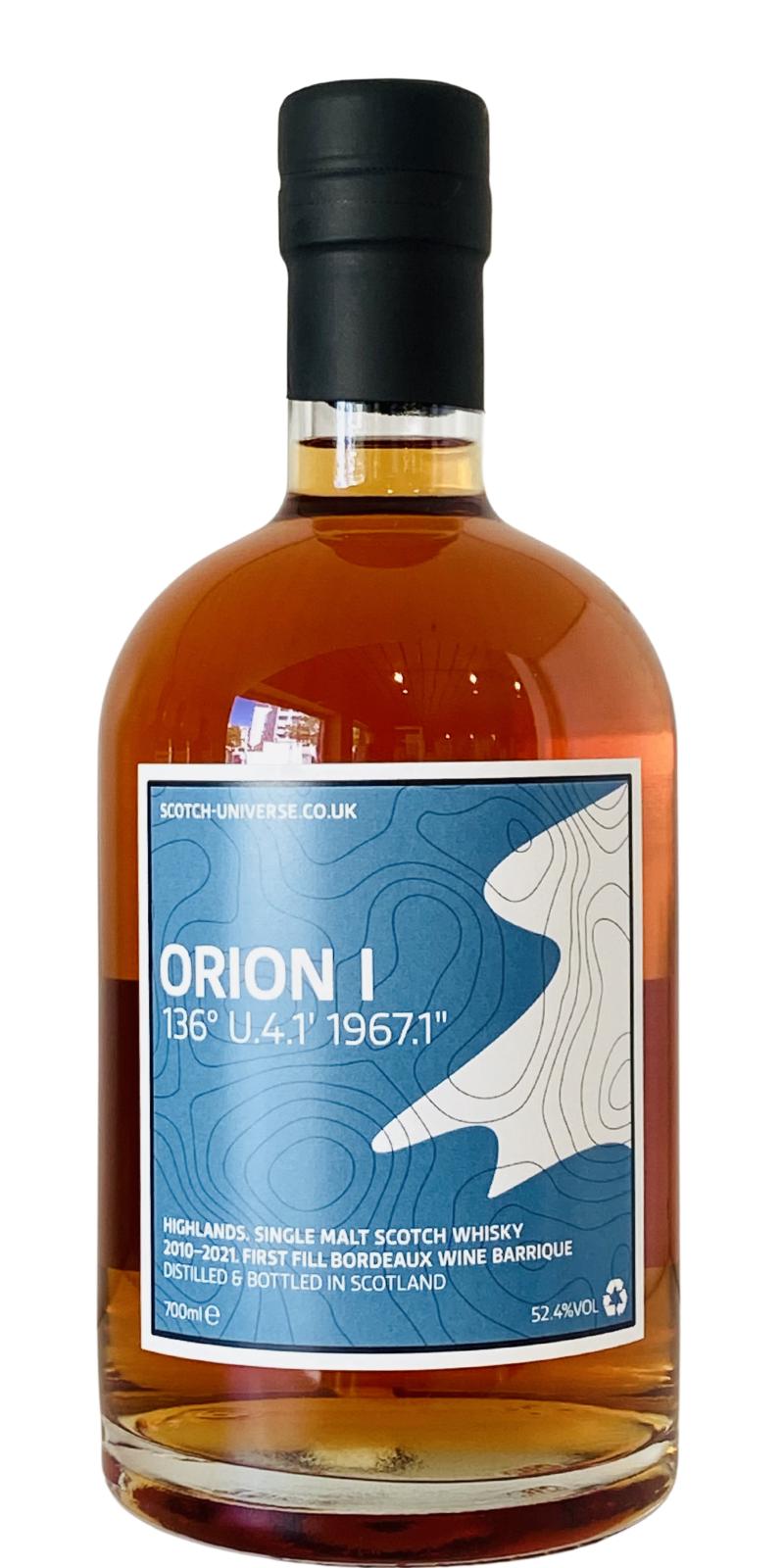 Scotch Universe Orion I - 136° U.4.1&#x27; 1967.1&quot;