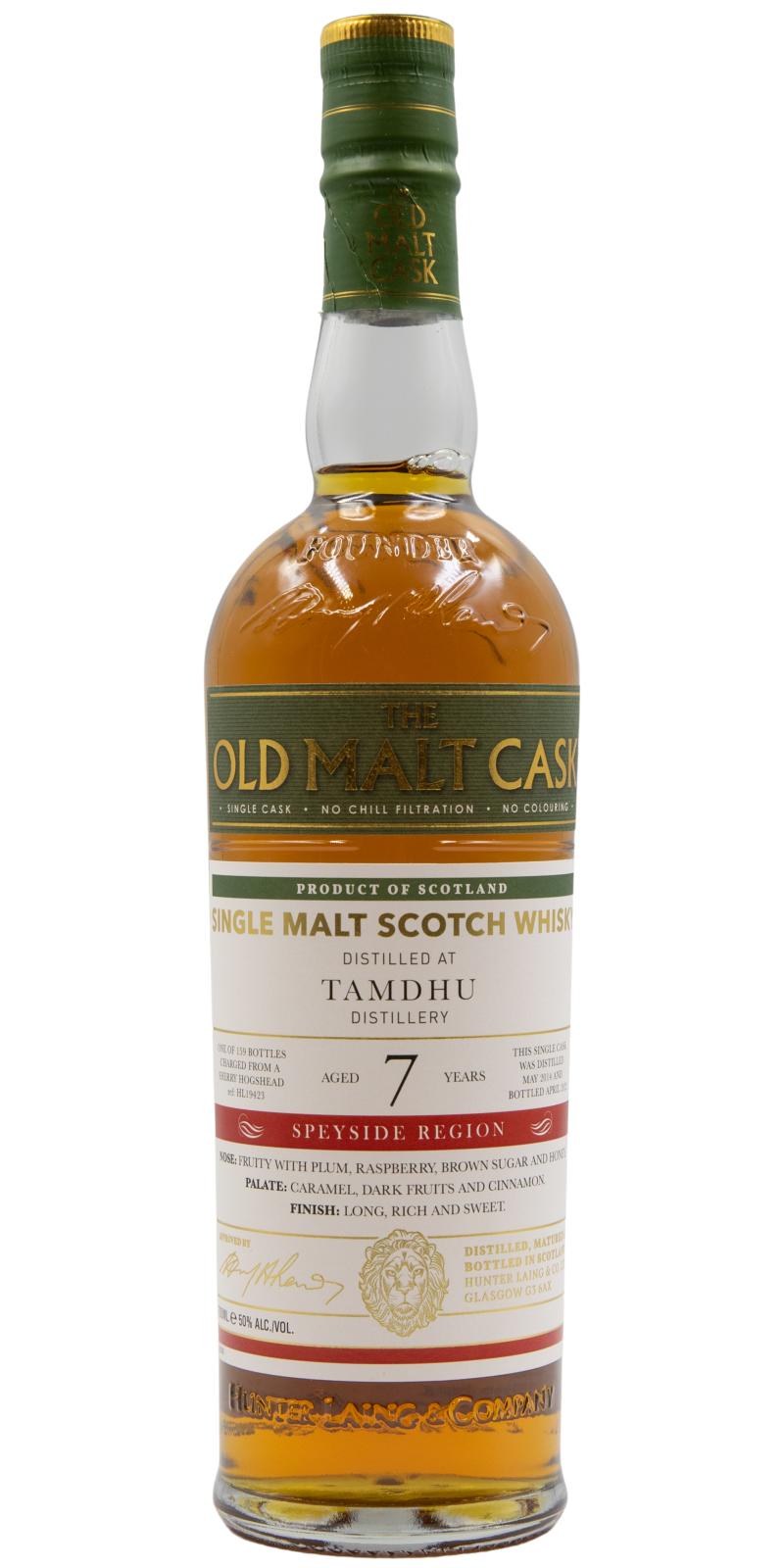 Tamdhu 2014 HL The Old Malt Cask Sherry Hogshead 50% 700ml