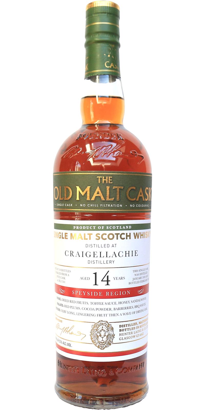 Craigellachie 2008 HL - Ratings and reviews - Whiskybase