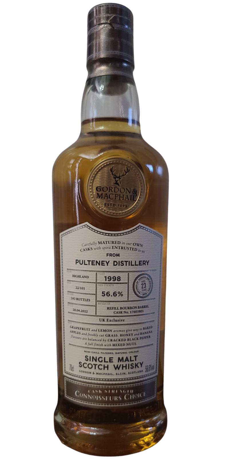 Old Pulteney 1998 GM - Ratings and reviews - Whiskybase