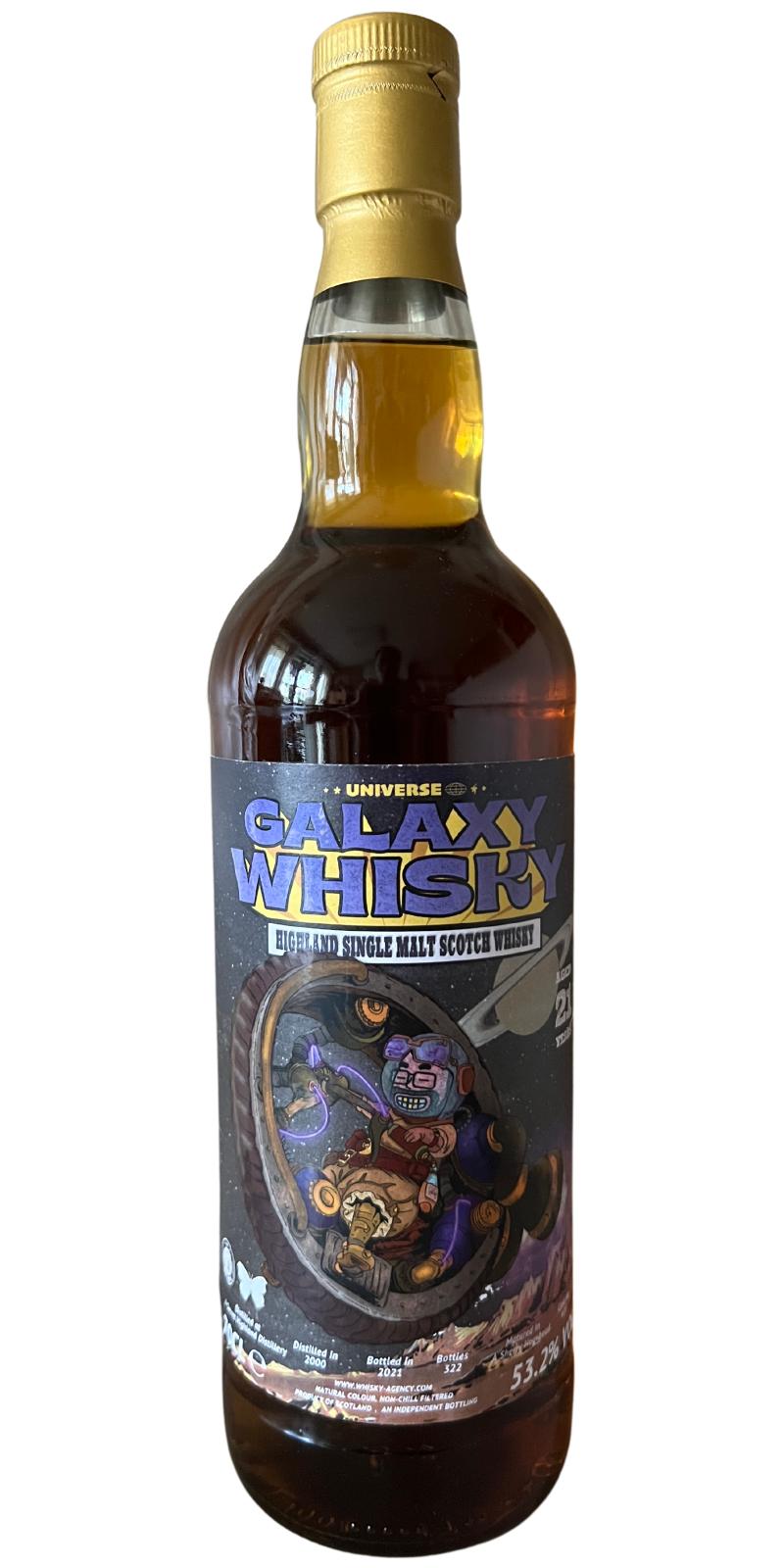 Secret Highland Distillery 2000 TWA Galaxy Whisky Sherry Hogshead MR. KEN 53.2% 700ml