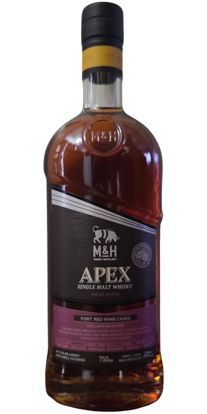 M&H 2017 Apex Fortified Red Wine Casks 60.4% 750ml