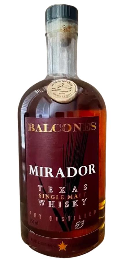 Balcones Mirador 2nd used cask 53% 750ml