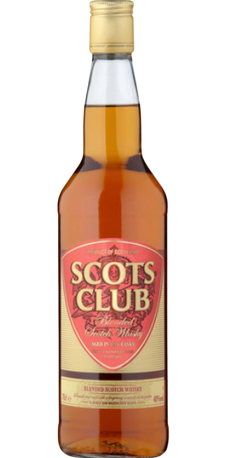 Scots Club Blended Scotch Whisky Oak 40% 700ml
