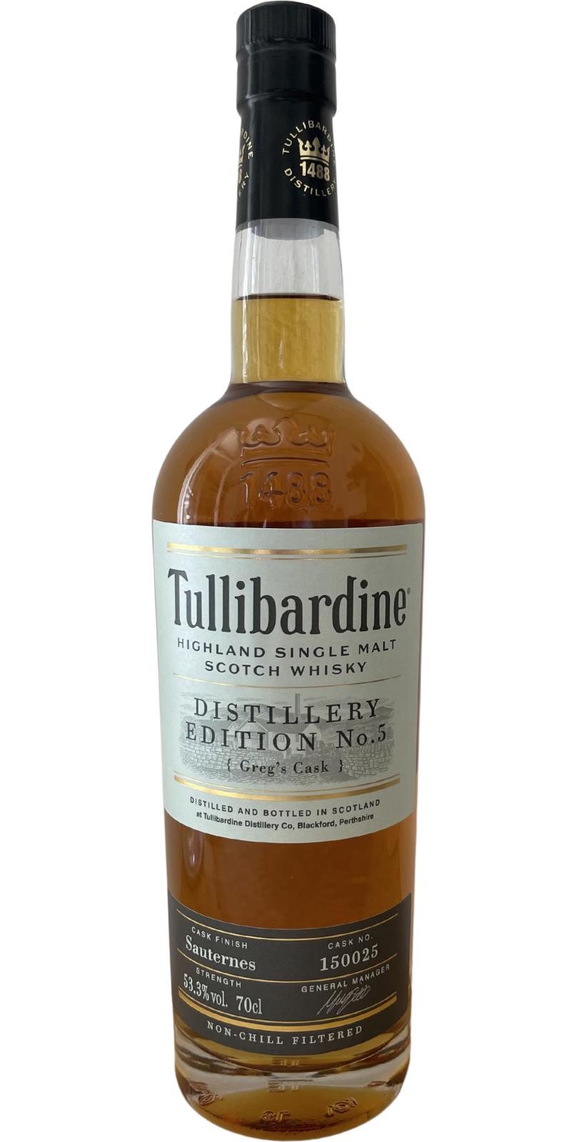Tullibardine Distillery Edition No.5