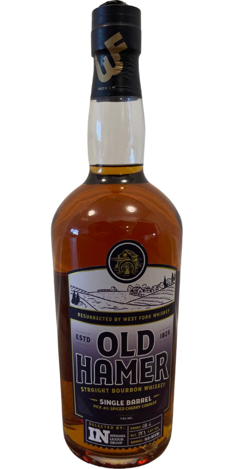 Old Hamer Single Barrel Indiana Liquor Group 59.3% 750ml