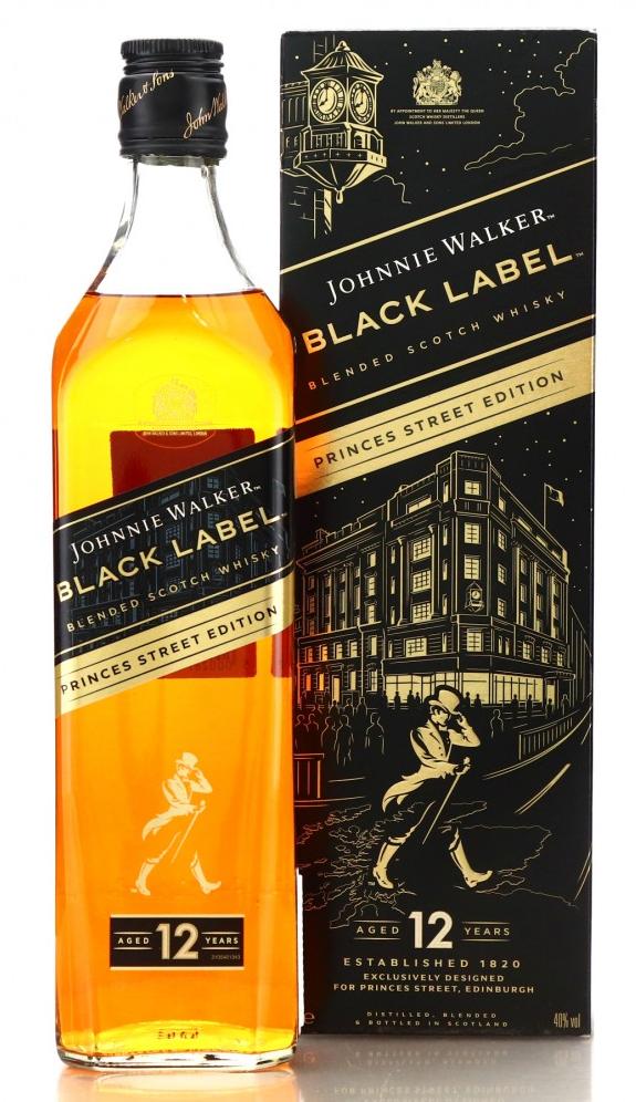 Johnnie Walker Black Label Princes Street Edition 40% 700ml