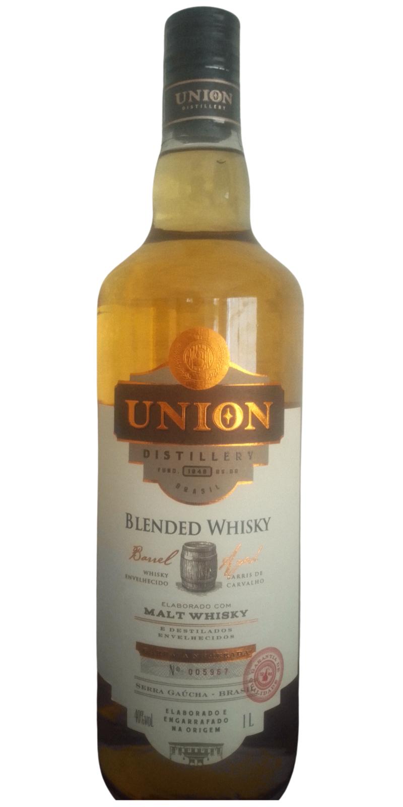 Union Distillery Maltwhisky do Brasil 3yo Blended Whisky Oak 40% 1000ml