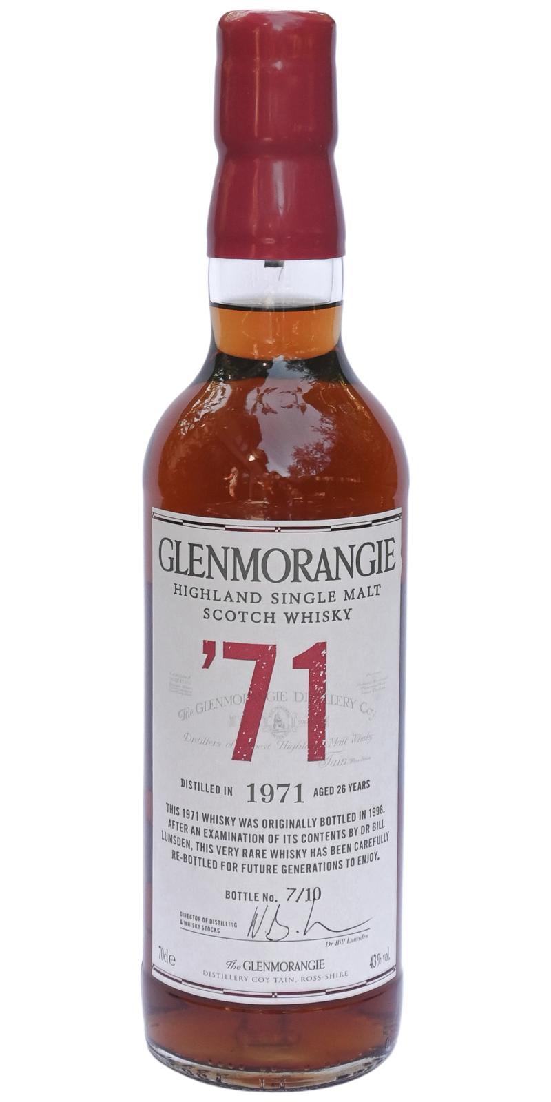 Glenmorangie 1971 43% 700ml