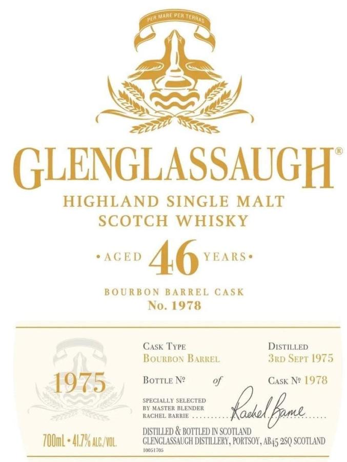Glenglassaugh 1975 Bourbon Barrel 41.7% 700ml