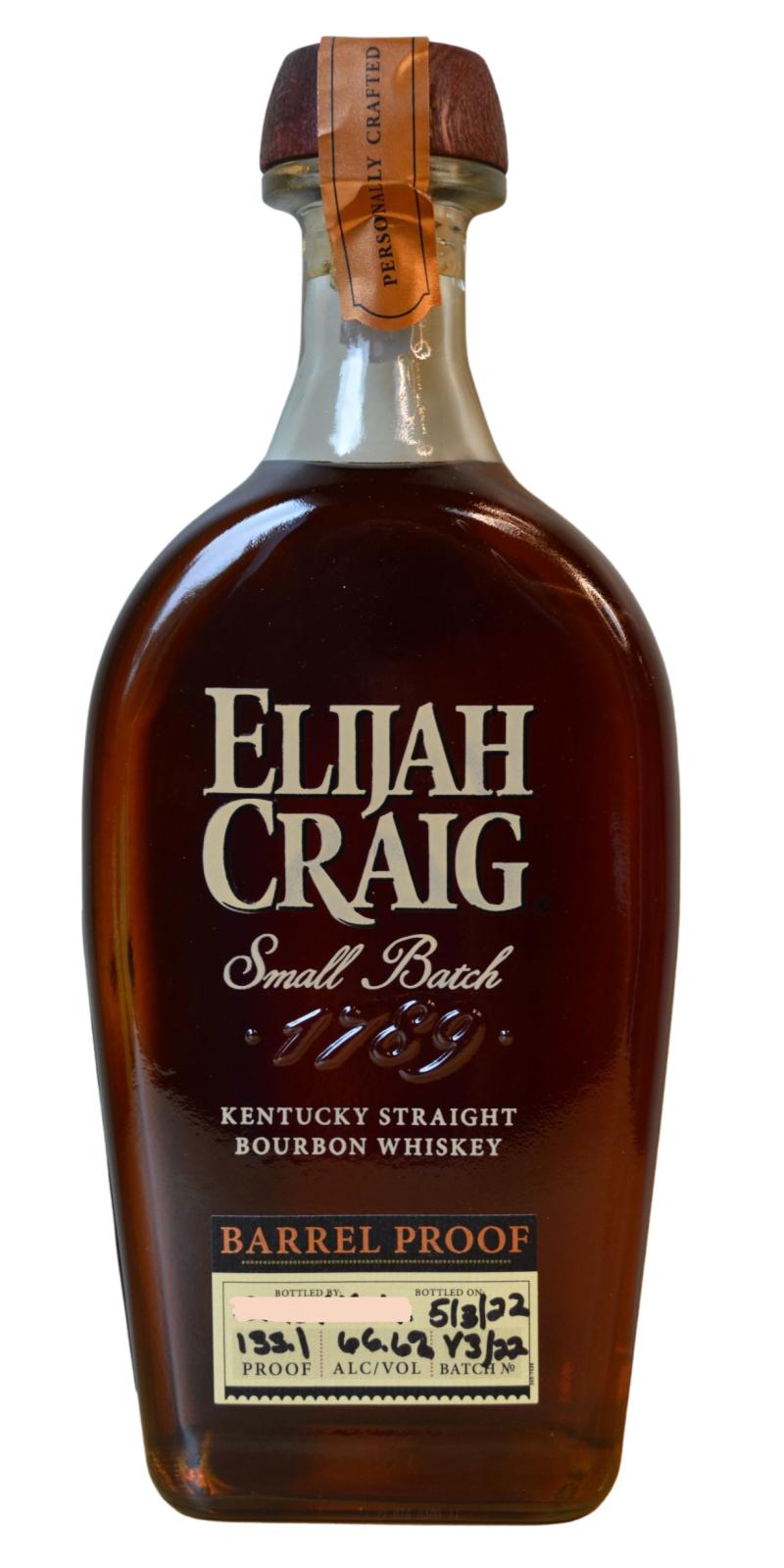 Elijah Craig 12yo Small Batch Barrel Proof Charred New Oak 66.6% 750ml