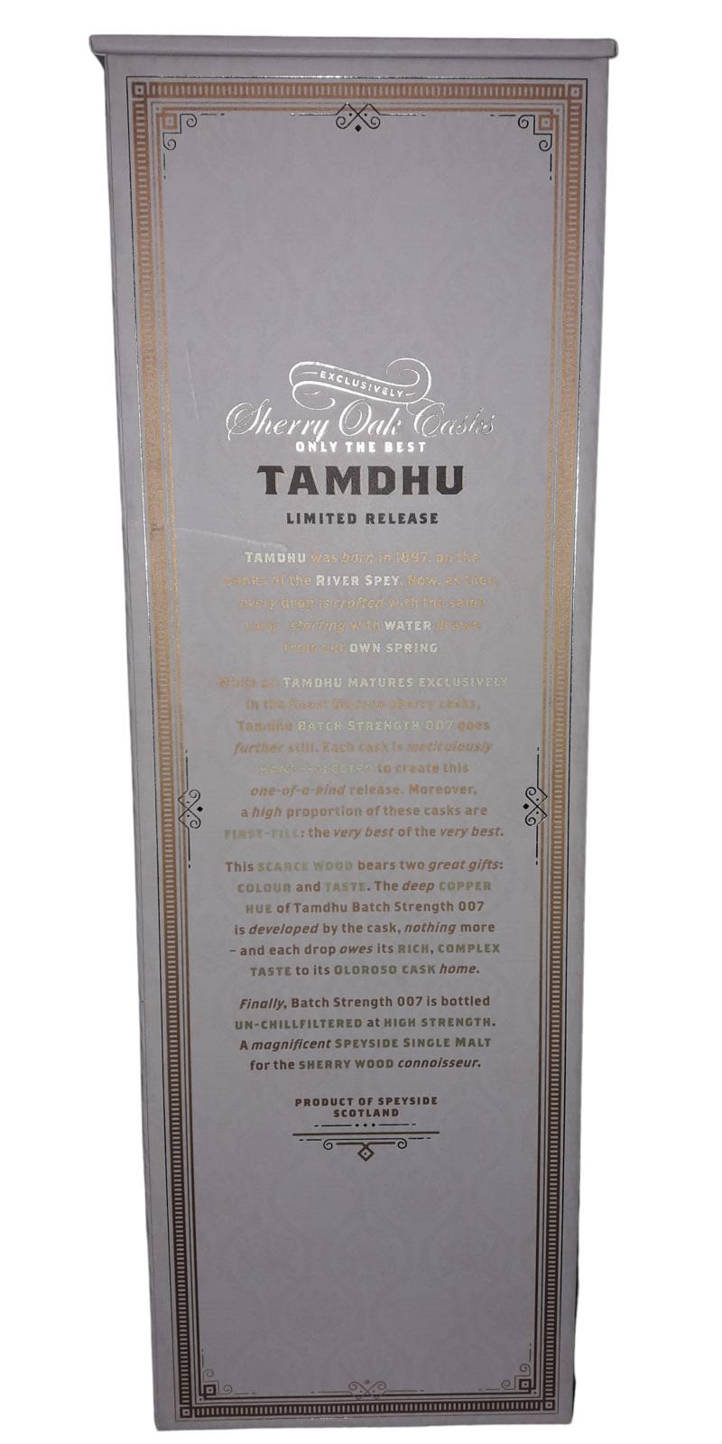 Tamdhu Batch Strength - Ratings and reviews - Whiskybase