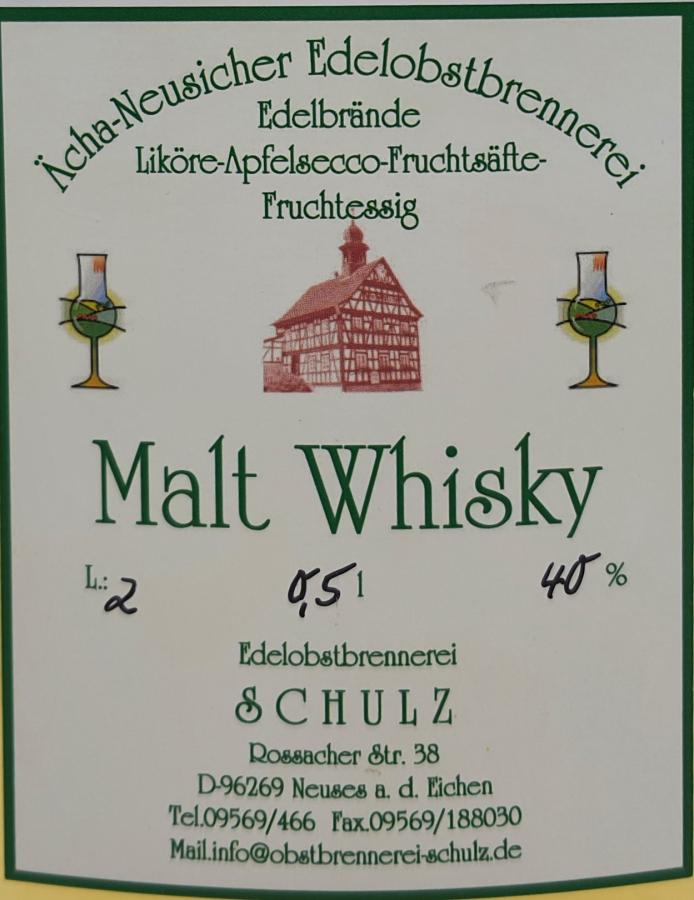Edelobstbrennerei Schulz Malt Whisky 40% 500ml