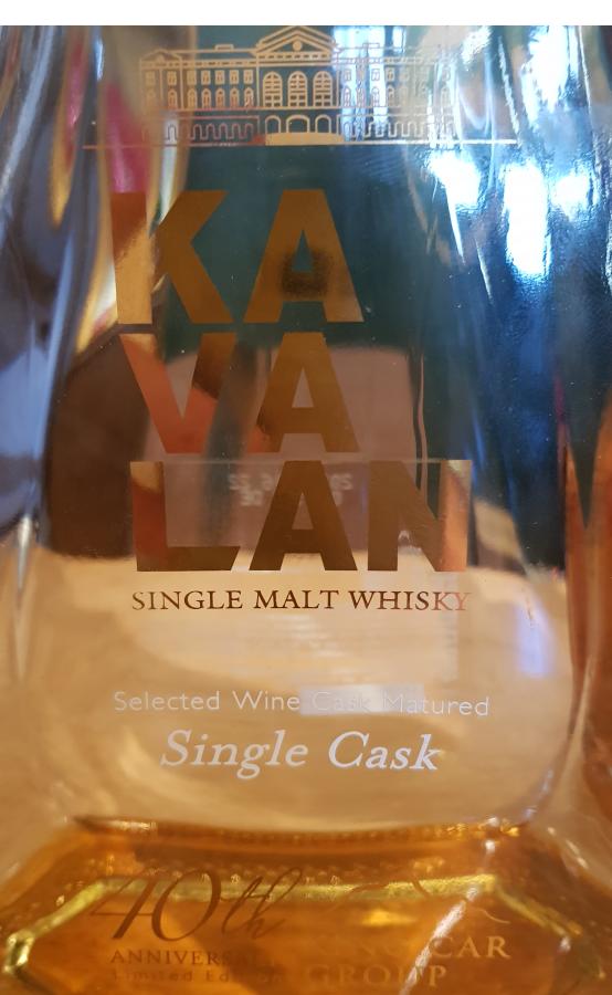 Kavalan Selected Wine Cask Matured Single Cask French Wine King Car Group 40th Anniversary 56.3% 1500ml