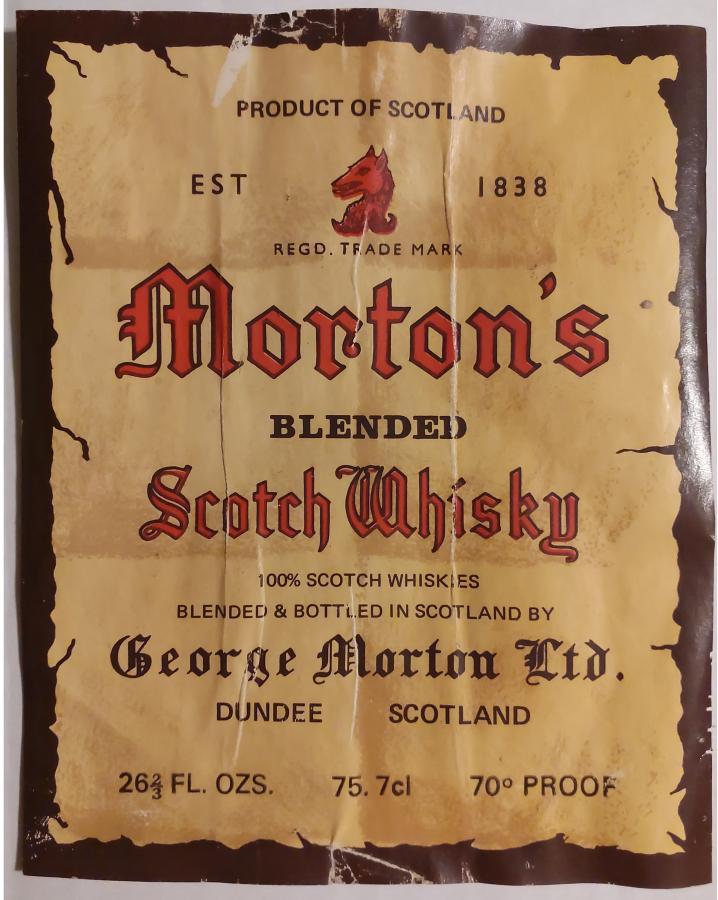 Morton's Blended Scotch Whisky - Ratings And Reviews - Whiskybase