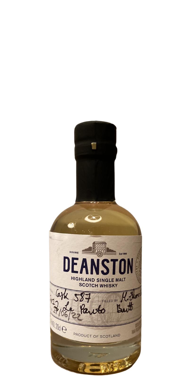 Deanston 2012 Handfilled Distillery only Le Panto Butt 59% 200ml