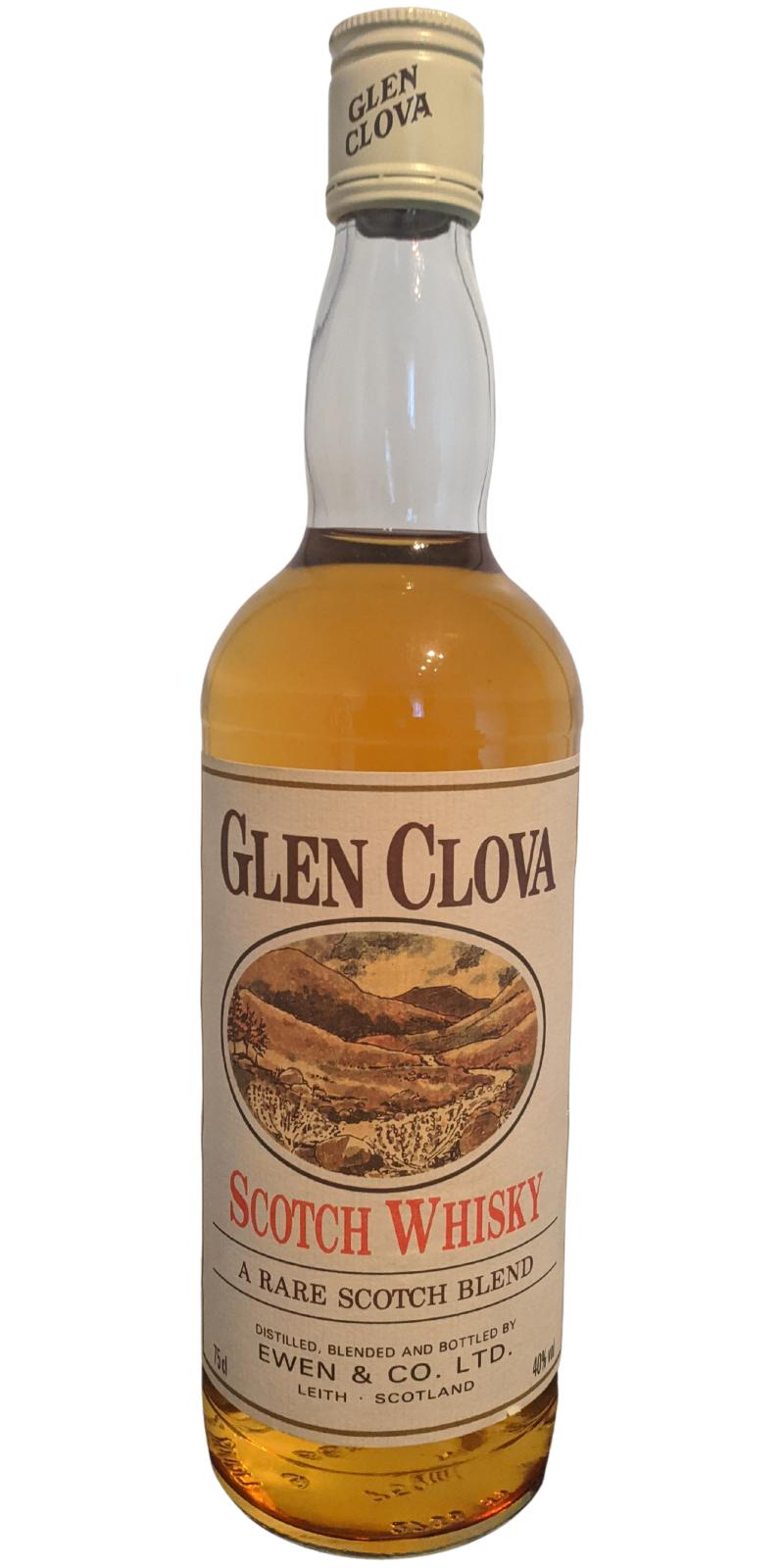 Glen Clova Scotch Whisky EwCL A Rare Scotch Blend 40% 750ml