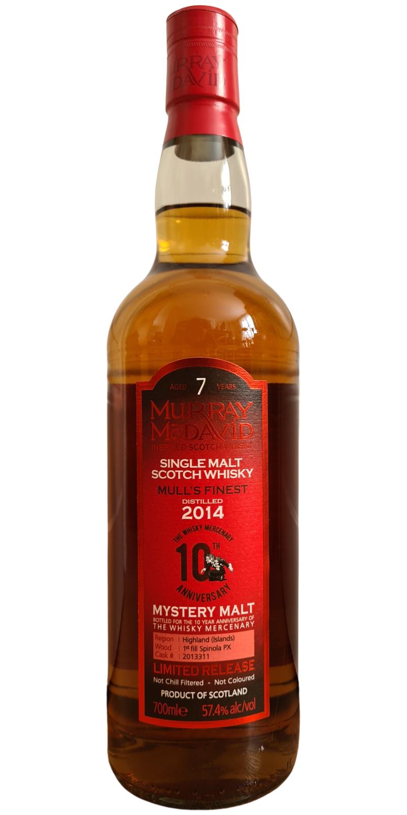 Ledaig 2014 MM 1st Fill Spinola PX Whisky Mercenary 57.4% 700ml