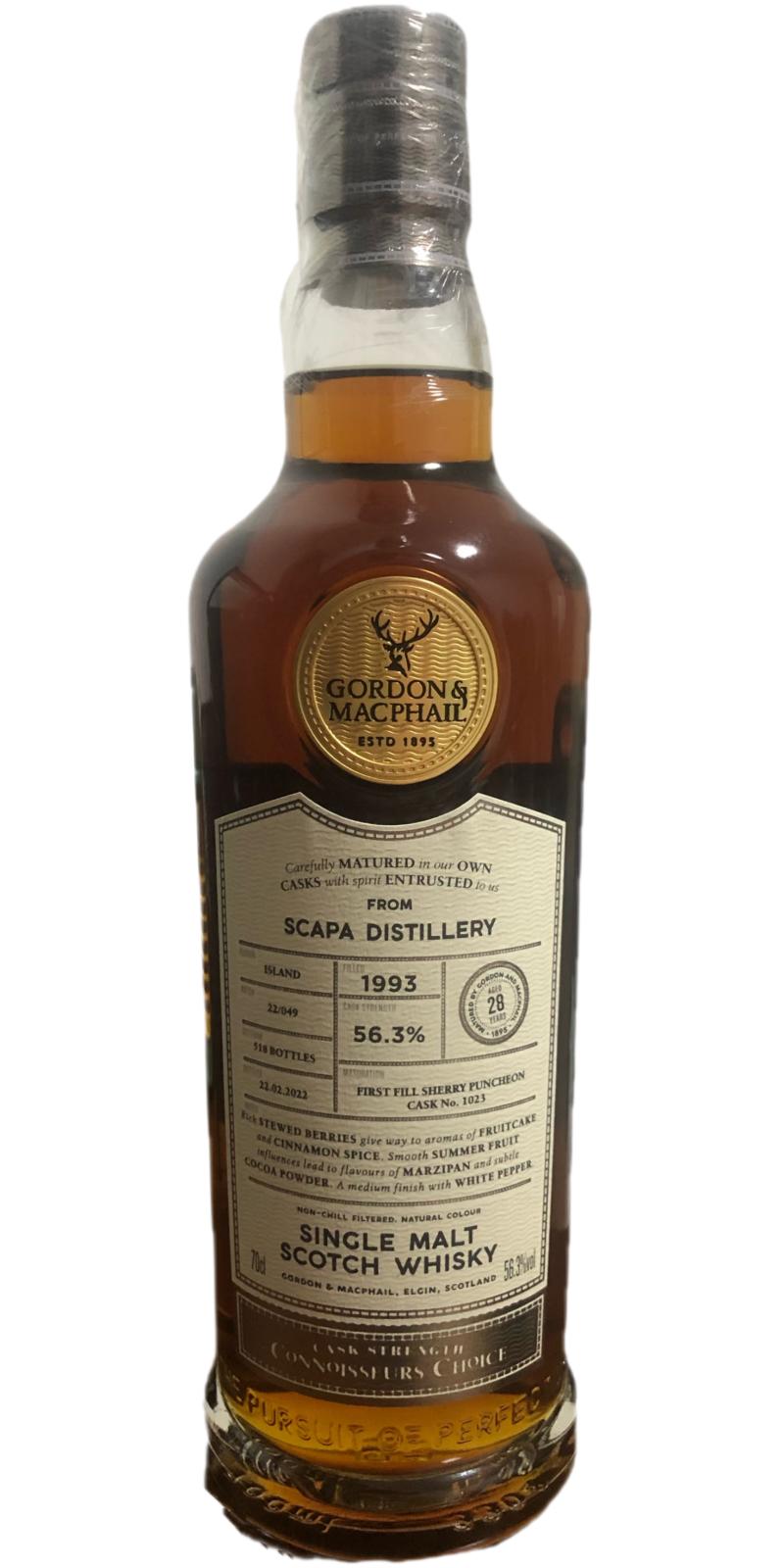スキャパ 1993-2007ゴードン＆マクファイル - ウイスキー