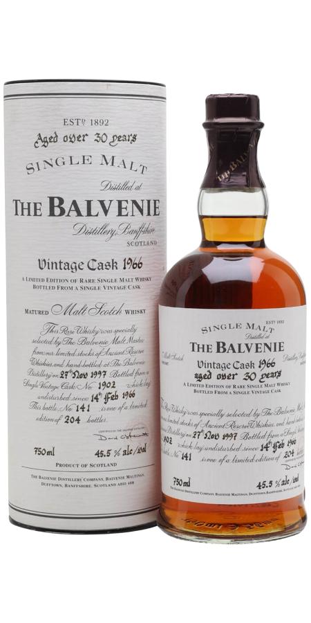Balvenie 1966 Vintage Cask 45.5% 750ml