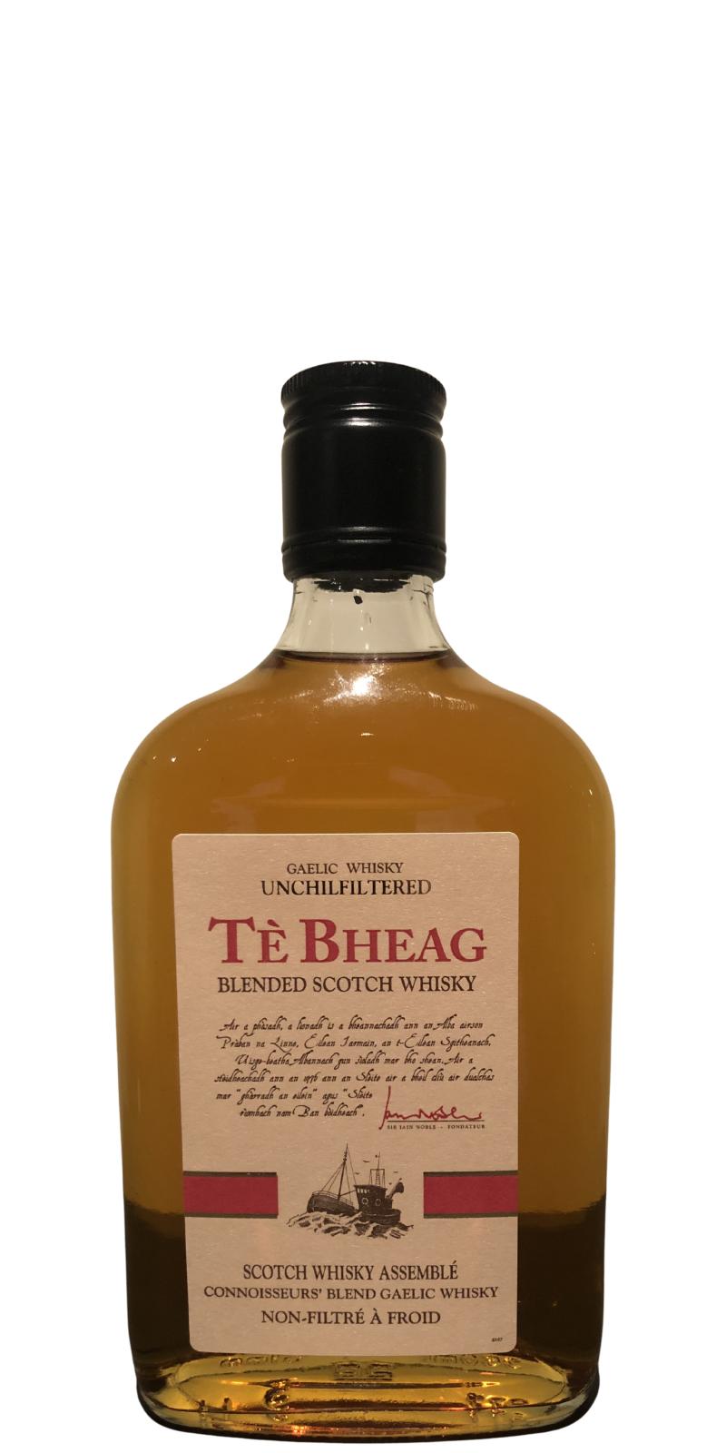 Te Bheag Nan Eilean PNL Connoisseurs Blend Gaelic Whisky 40% 375ml
