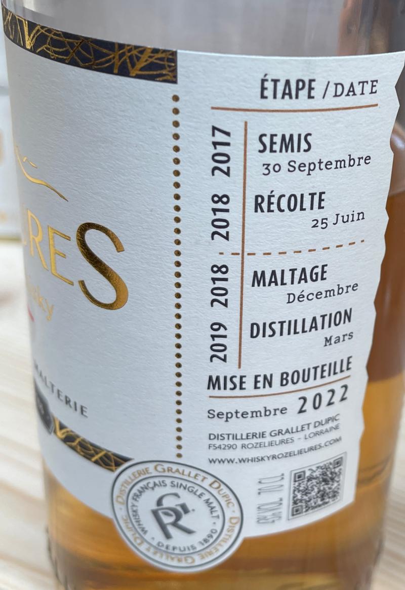 G. Rozelieures Le Parcellaire - Ratings And Reviews - Whiskybase