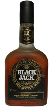 Black Jack Finest Scotch Whisky (etichetta marrone, Ansuini Aste